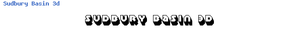 Fuente Sudbury Basin 3d.ttf