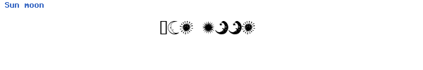 Fuente Sun moon.ttf