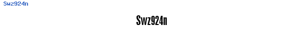 Fuente Swz924n.ttf