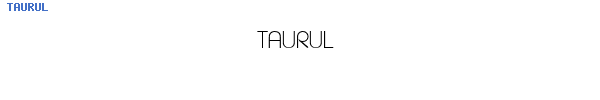 Fuente TAURUL.TTF