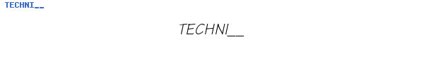Fuente TECHNI__.TTF