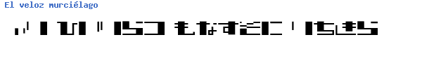 Fuente TECNO STRESS HIRAGANA.ttf