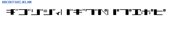 Fuente TECNO STRESS KATAKANA.ttf