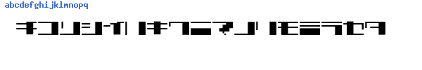 Fuente TECNO STRESS KATAKANA.ttf