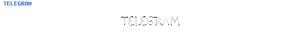 Fuente TELEGRAM.TTF