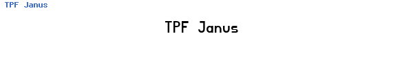 Fuente TPF Janus.ttf