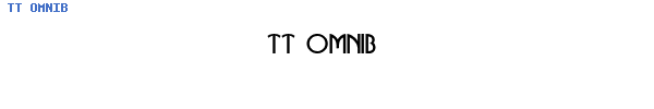 Fuente TT OMNIB.TTF