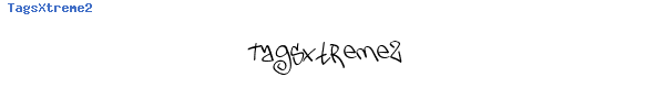 Fuente TagsXtreme2.ttf
