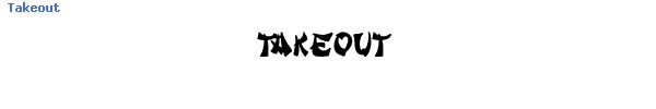 Fuente Takeout.ttf