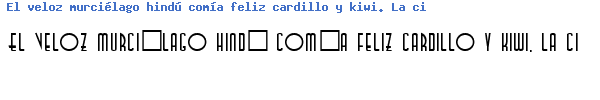 Fuente TallDeco Normal.ttf