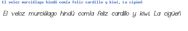 Fuente Technically Insane Italic.ttf