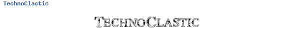 Fuente TechnoClastic.ttf