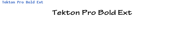 Fuente Tekton Pro Bold Ext.ttf