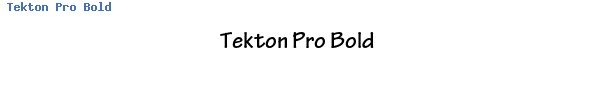 Fuente Tekton Pro Bold.ttf