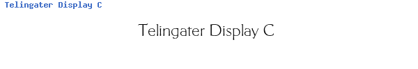 Fuente Telingater Display C.ttf