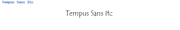 Fuente Tempus Sans Itc.ttf