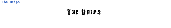 Fuente The Drips.ttf