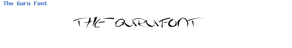 Fuente The Guru Font.ttf