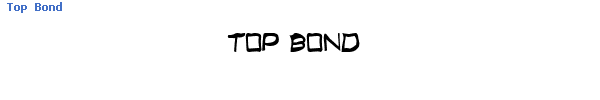 Fuente Top Bond.ttf