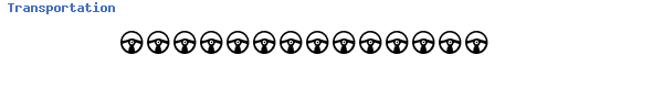 Fuente Transportation.ttf