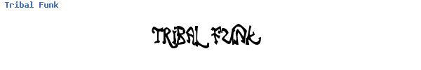 Fuente Tribal Funk.ttf