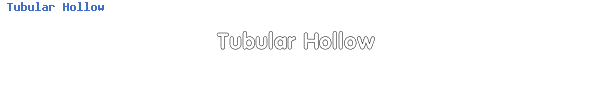 Fuente Tubular Hollow.ttf