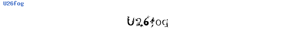 Fuente U26fog.ttf