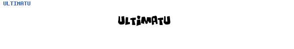 Fuente ULTIMATU.TTF
