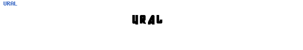 Fuente URAL.TTF