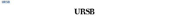 Fuente URSB.TTF