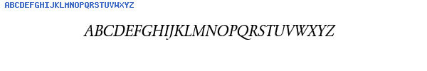 Fuente URWGaramondTExtNar Oblique.ttf