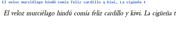 Fuente URWGaramondTExtNar Oblique.ttf