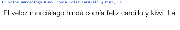 Fuente USALIGHN.TTF