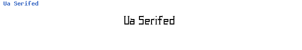 Fuente Ua Serifed.ttf