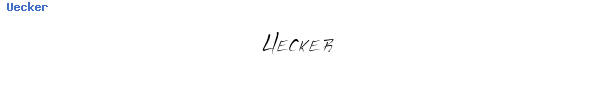 Fuente Uecker.ttf