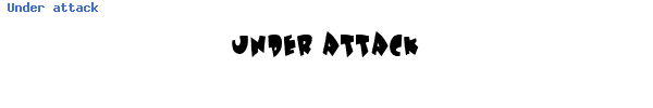 Fuente Under attack.ttf