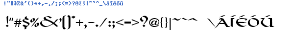 Fuente VALHWN__.TTF