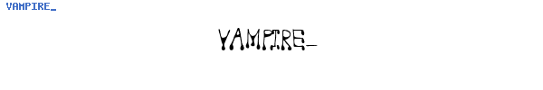 Fuente VAMPIRE_.TTF