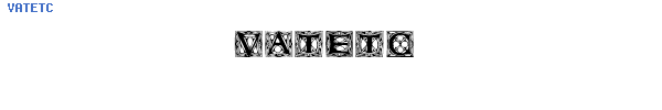 Fuente VATETC.TTF