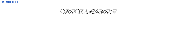 Fuente VIVALDII.TTF