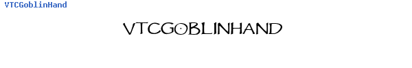 Fuente VTCGoblinHand.ttf