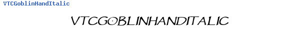 Fuente VTCGoblinHandItalic.ttf
