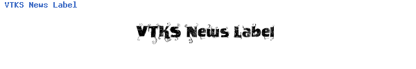 Fuente VTKS News Label.ttf