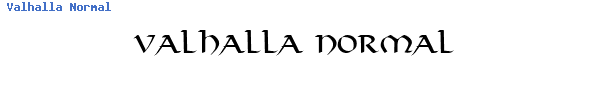 Fuente Valhalla Normal.ttf