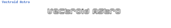 Fuente Vectroid Astro.ttf