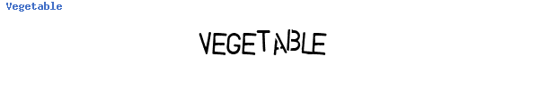 Fuente Vegetable.ttf