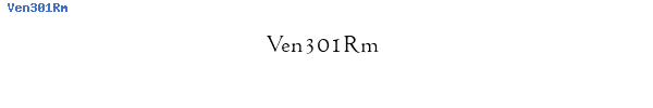 Fuente Ven301Rm.ttf