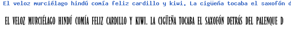 Fuente VendomeComDReg.ttf