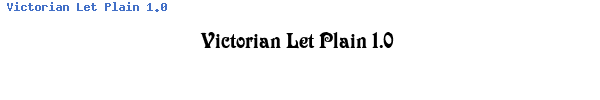 Fuente Victorian Let Plain 1.0.ttf