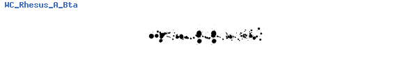 Fuente WC_Rhesus_A_Bta.ttf